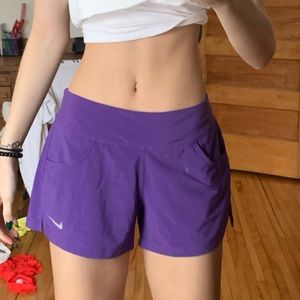 Purple Nike shorts!